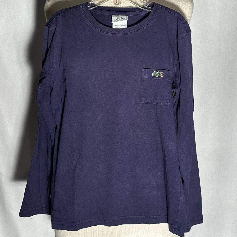 Vintage Lacoste Boys Navy Blue Size 10
